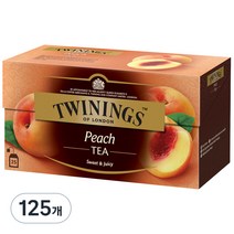 트와이닝 복숭아 티, 2g, 25개입, 5개