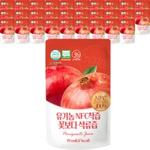 유기농마루 NFC 착즙 꽃보다 석류즙, 2100ml, 6박스
