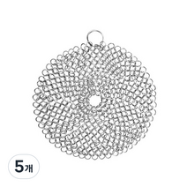 뽀마 스텐레스 링 수세미 원형, 1개입, 5개