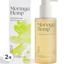 내추럴더마 프로젝트 모링가 햄프 약산성 젤 클렌저, 2개, 200ml
