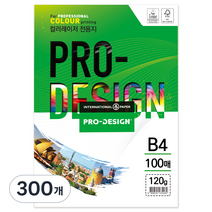 ProDesign 칼라 전용지 120g, B4, 300개