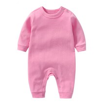 맘스케어 순면 어깨스냅 긴팔우주복