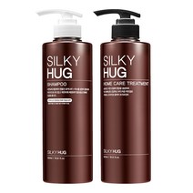 실키허그 약산성 탈모완화 샴푸 500ml + 홈케어 헤어트리트먼트 500ml, 1세트