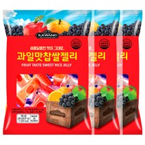 일광제과 과일맛 찹쌀젤리, 280g, 3개입