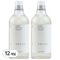 생활공작소 울세제 본품 라벤더향, 1L, 12개