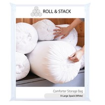롤앤스택 이불정리함 정리파우치 진드기방지 XL, 흰색, 3개