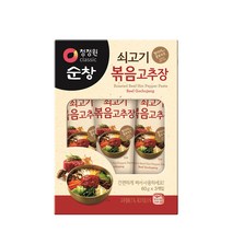 청정원순창 쇠고기볶음고추장, 60g, 3개입