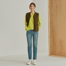 탑텐 여성용 슬림스트레이트 데님팬츠 MSZ3DP2902