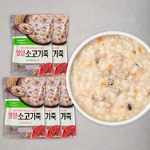 풀무원 영양 소고기죽, 450g, 5개