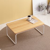 조은세상 딜리스 좌식 테이블 800 x 480 mm, 화이트