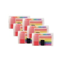 아이비스 13인덱스 미니 도큐먼트 화일 09697, 레인보우, 6개