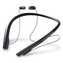 데시벨 넥밴드 블루투스 이어폰, 블랙, BCS-700 plus