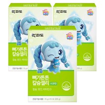 락피도 뼈가튼튼 칼슘젤리 15p, 225g, 3개