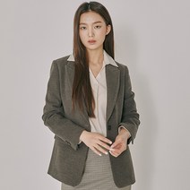 미쏘 여성용 W테일러드 일자핏 싱글 자켓