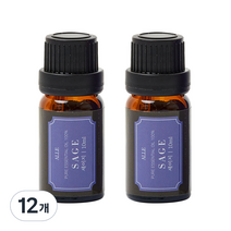 알레 비건 아로마 에센셜 오일 세이지, 10ml, 12개
