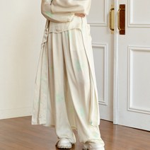 더센토르 여성용 VISCOSE FLOWER HIGH WAIST 팬츠 TC21SSPT03