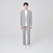 마인드브릿지 남성용 4WAY 폴리 스판 조직 변형 자켓 셋업 MUJK2102