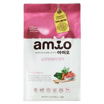 풀무원 아미오 스킨 앤 뷰티 애견사료, 연어, 1.4kg, 1개