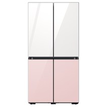 삼성전자 RF85B9002AP 비스포크 냉장고 4도어 875L 조합형 22년형, 코타2+글램/새틴2