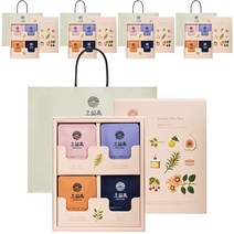 오설록 러블리 티 박스 선물세트, 웨딩그린티 3p + 달빛걷기 3p + 삼다연 제주영귤 3p + 레드파파야 블랙티 3p, 5세트