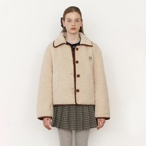 로라로라 여성용 BOUCLE COLLAR JACKET