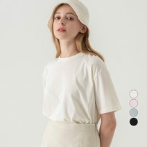 ELLE PARIS 레귤러핏 베이직 반팔 티셔츠