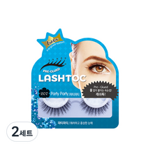 래쉬톡 쇼핑엔티 홈쇼핑 원터치 속눈썹 1쌍, 파티파티, 2개