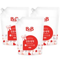 비앤비 섬유세제 1500ml 리필, 3개