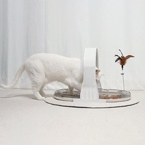 펫트너스 고양이 4 in 1 멀티 장난감, 그레이, 1개