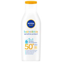니베아 키즈 센서티브 프로텍트 앤 플레이 선 로션 SPF50+ PA++++, 1개, 200ml