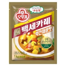 오뚜기 백세카레 과립형 약간매운맛, 1kg, 1개