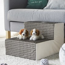 스틴 극세사 강아지 계단, 그레이