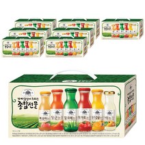 가야농장 주스 6종 종합선물세트, 180ml, 96병