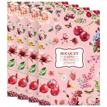 부케가르니 퍼퓸드 샤쉐 옷장방향제 블랙체리, 과일/트로피칼향, 4개, 20g