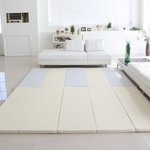 리빙코디 릴리프 폴더 놀이방매트 와이드 5단, 그레이