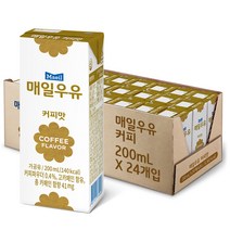 매일우유 커피맛, 200ml, 24개