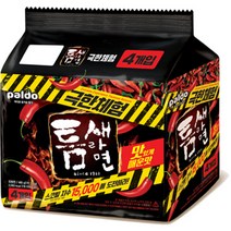 팔도 스코빌 지수 15000에 도전하라 틈새라면 극한체험 120g, 4개입