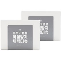 울트라캡숑 이염방지 세탁티슈, 100매, 2개