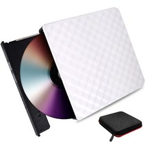 노트케이스 USB 3.0 DVD RW 멀티 외장형 ODD, NC-MULTI8X(화이트)