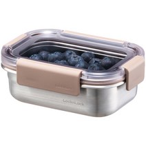락앤락 스텐 모듈러 직사각 밀폐용기 LST601, 1개,