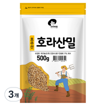 엉클탁 호주산 호라산밀, 500g, 3개