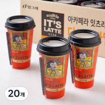 아카페라 잇츠라떼 다크 카라멜, 320ml, 20개