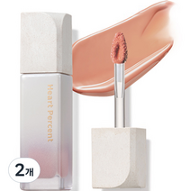 하트퍼센트 도트 온 무드 퓨어 글로우 틴트, 12 카라멜 베이지, 6.8g, 2개