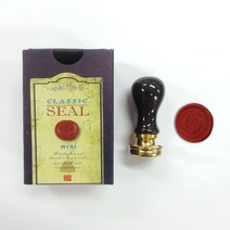 가일아트 블랙멀티쎄라믹 알파벳코인 씰도장세트 (해당씰스터커부착), 2p (씰 1p, 코인 O 1p) + 종이케이스, 1개