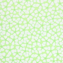 모다 수국무늬 라이트그린 프린트원단, 1개