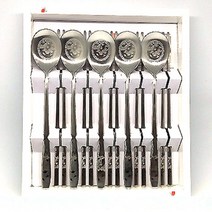 테이블아트 십장생 학 수저선물 5인세트, 10p (숟가락 5p, 젓가락 5p), 1세트