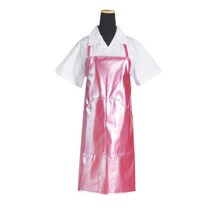 에이앤지 단면코팅 유광 방수 주머니 앞치마 소, 펄핑크, 1개