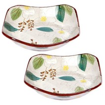 그린코리아 신목련 팔각쿠프 접시 155 x 155 x 32 mm, 혼합 색상, 2개