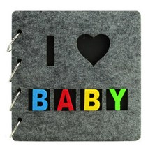 펠트 앨범 20 x 20 cm, BABY, 1개, 20매