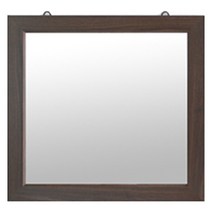 투에스 정사각800벽걸이거울, 월넛